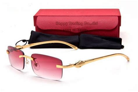 cartier red glasses|cartier sunglasses with panther.